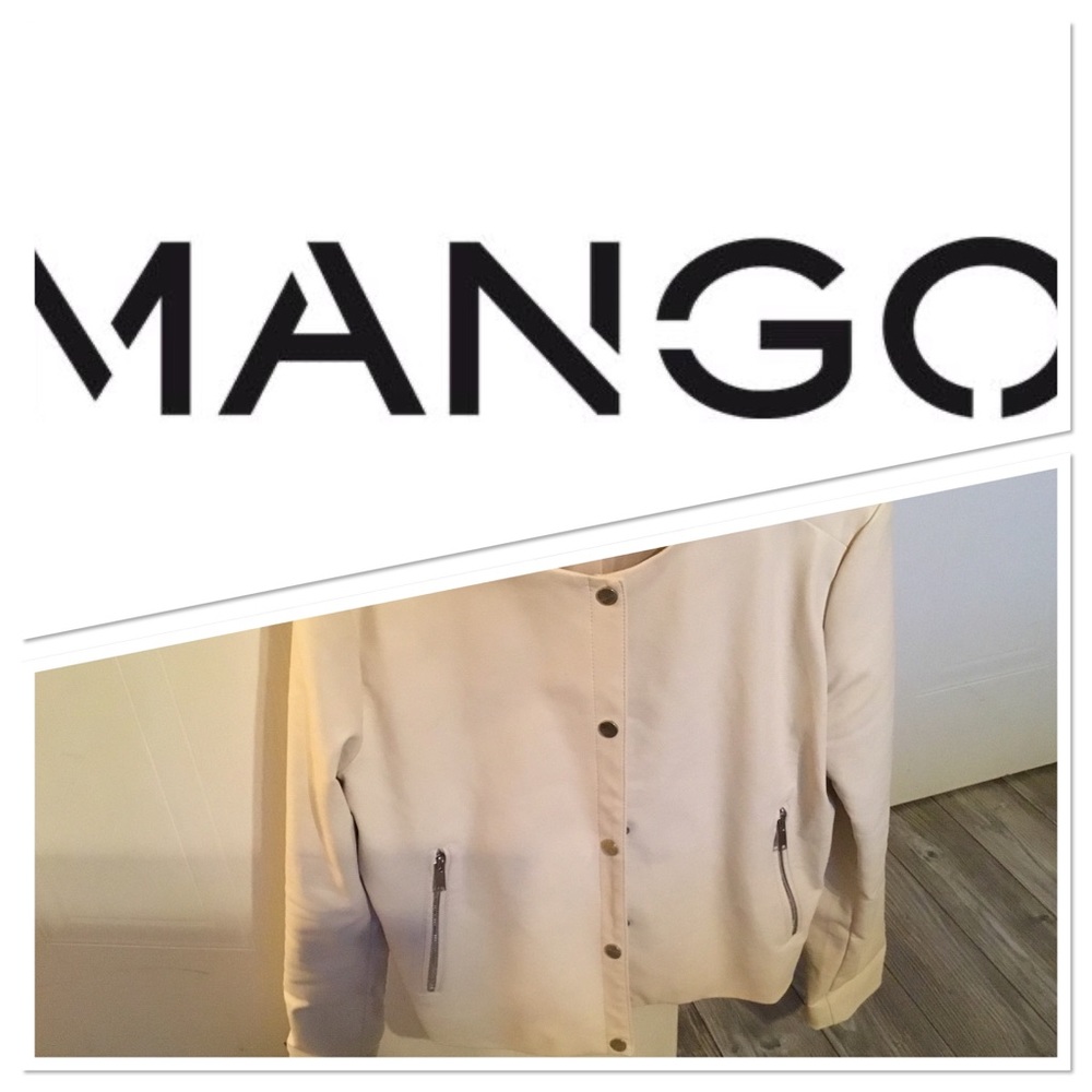 Mango Faux leather jacket